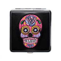 Atomic German Skull Kurukafa Patch Deri Kısa Sig. Tab akasısı Pembe 20li - 1