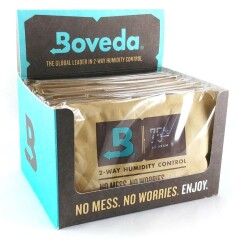 Boveda 75 60g Humidor Puro Kutusu Nemlendirici 12li Paket Saf Su ve Jel Hediyeli - 2