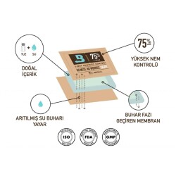 Boveda84 320g Humidor Puro Kutusu Nemlendirici B84320 - 3