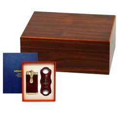 Cedar Puro Kutusu Humidor ve Çakmak Kesici Seti - 1