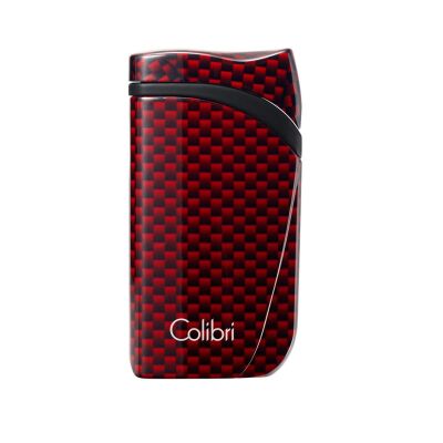 Colibri Falcon 1 Jet Alev Puro Çakmağı Karbon Kırmızı LI310T7 - 1