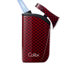 Colibri Falcon 1 Jet Alev Puro Çakmağı Karbon Kırmızı LI310T7 - 2