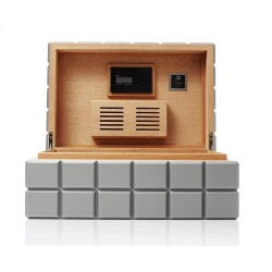 Colibri Heritage Humidor Puro Kutusu HU500T3 Mat Grey 125's - 2