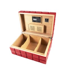 Colibri Heritage Humidor Puro Kutusu HU500T2 Mat Kırmızı 125's - 3