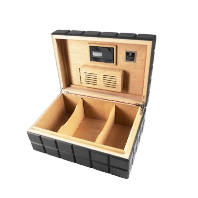 Colibri Heritage Humidor Puro Kutusu HU500T1 Mat Siyah 125's - 4