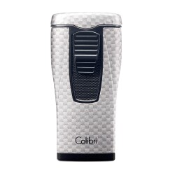 Colibri Monaco 3 Jet Alev Karbon Puro Çakmak Silver LI880T11 - 1