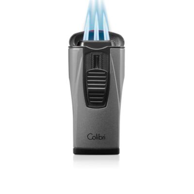 Colibri Monaco 3 Jet Alev Puro Çakmak Metalik Silver LI880T6 - 2