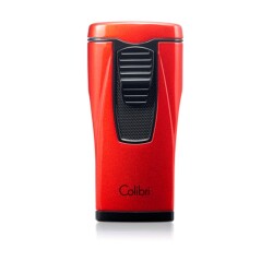 Colibri Monaco 3 Jet Alev Puro Çakmak Metalik Kırmızı LI880T7 - 1