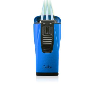 Colibri Monaco 3 Jet Alev Puro Çakmak Metalik Mavi LI880T8 - 2