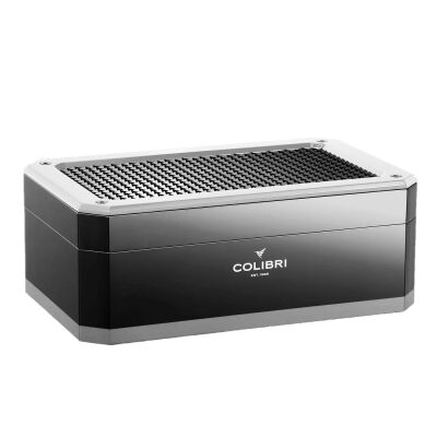 Colibri Rally Humidor Puro Kutusu Piano Siyah/Silver 120's - 1