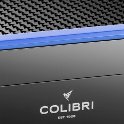 Colibri Rally Humidor Puro Kutusu Piano Siyah/Maviı 120's - 3