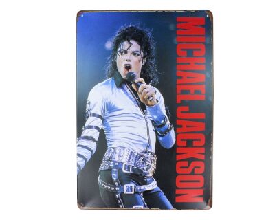 Dekoratif Vintage Metal Pano Michale Jackson 20x30 - 1