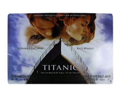 Dekoratif Vintage Metal Pano Titanic 20x30 - 1