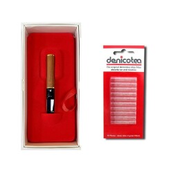 Denicotea Nice 25101 Karbon Filtreli 9mm Lüks Sig.Ağızlığı Maun - 2