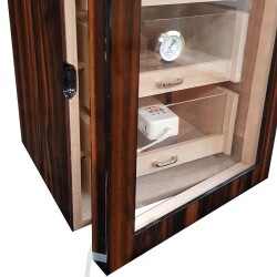 HC Elektronik Nemlendiricili 3 Çekmeceli Humidor Maun 130's - 4