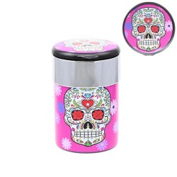 La Catrina Led Işıklı Araç Araba Küllüğü Pembe 9cm - 1