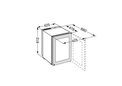 Liebherr Zkes 453 Elektronik Puro Dolabı Humidor - 4