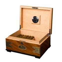 Lubinski Damascus İspanyol Sedir Humidor Puro Kutusu 40s - 3