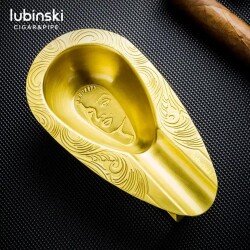 Lubinski Gold Metal Puro Seti Çakmak-Kesici-Küllük-P.Kılıfı - 4