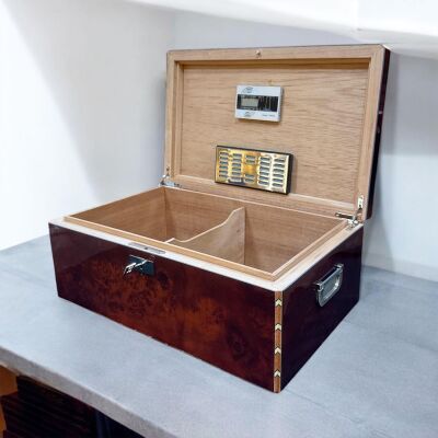 Lubinski İtaly Canforo Humidor Puro Kutusu Ceviz 125's - 3