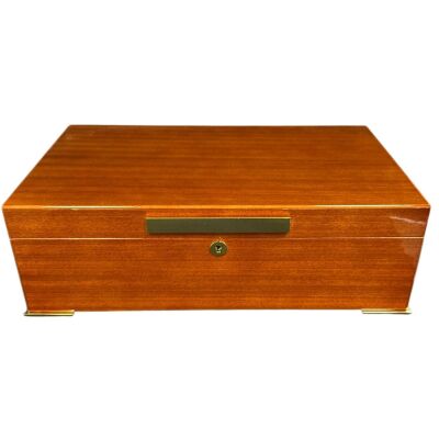 Lubinski İtaly Grande Humidor Puro Kutusu Sapelli 150's - 1