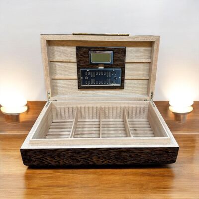 Lubinski İtaly Lucido Humidor Puro Kutusu Ironwood 125's - 4