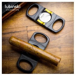 Lubinski Plastik Standlı Puro Kesici Siyah/Gold 60 Ring - 3