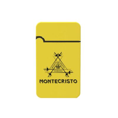 MonteCristo Plastik Jet Alev Delicili Puro Çakmağı Sarı - 1