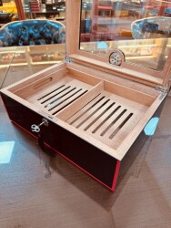 Myon Paris Velvet Humidor Puro Kutusu Mat Siyah 50's - 5