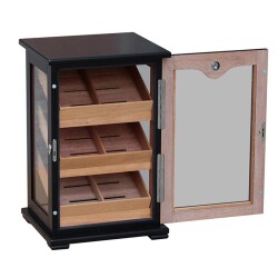 Passatore Alman Gastro Puro Kutusu Humidor Kabinet Siyah 120's - 2