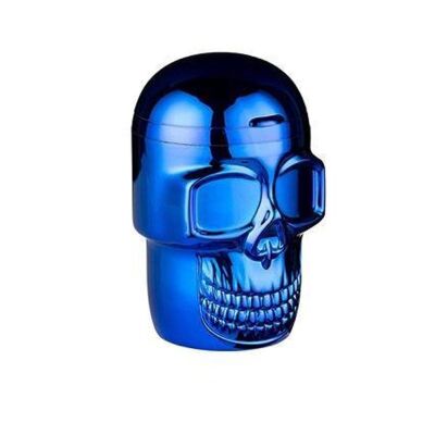 Pop Skull Led Işıklı Araç Araba Küllüğü Mavi 9cm - 1