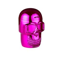 Pop Skull Led Işıklı Araç Araba Küllüğü Pembe 9cm - 1