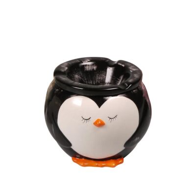 Saloon Seramik Ev Küllüğü Penguen Tasarım Siyah 13cm - 1