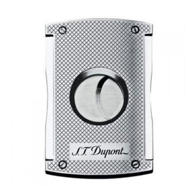 St.Dupont Puro Kesici S-Cut Krom Grid Kare Desen 03257 - 3