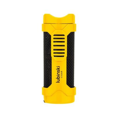 Tek Torch Pürmüz Metal Puro Sehpalı Çakmak Delicili Sarı - 1