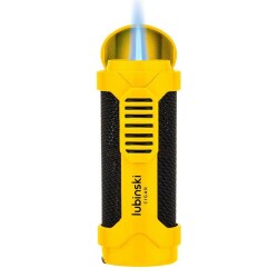 Tek Torch Pürmüz Metal Puro Sehpalı Çakmak Delicili Sarı - 2